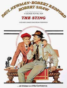 The Sting, starring Paul Newman & Robert Redford