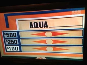 Aqua Blank Super Match Board
