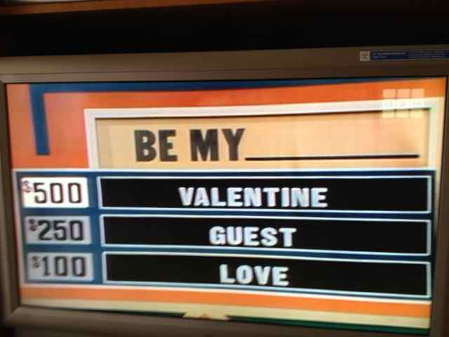 Match Game Super Match: Be My __________ (Valentine is the $500 response)