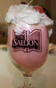 Milkshake Candle in 'The Saloon' Glass (The Saloon was an L.A.-area restaurant of the era)